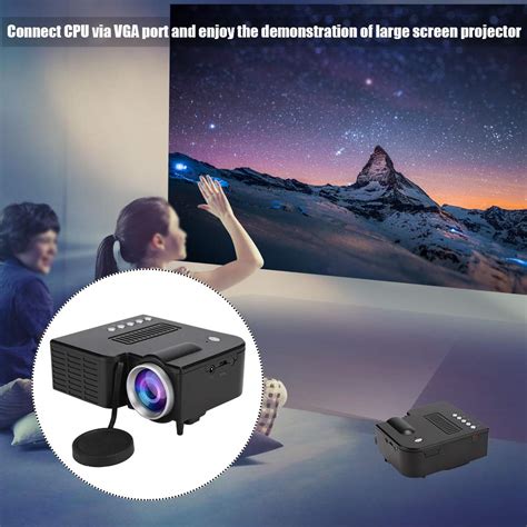 Buy Mini Projector, 1080P HD Portable LED TFT LCD Video Projector ...