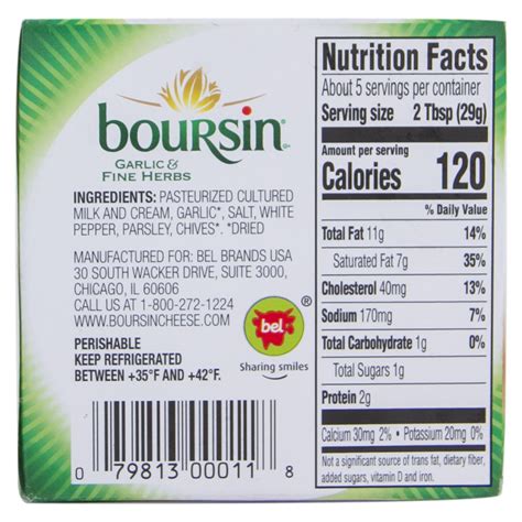 Boursin Garlic & Fine Herbs Gournay Cheese 150 g Online at Best Price ...