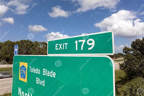 Image result for Exit Sign On Freeway