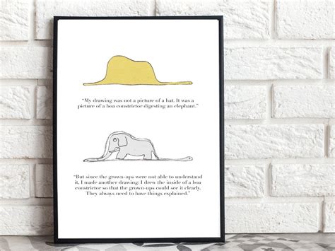 Le Petit Prince Print, Little Prince Poster, Little Prince Illustration ...