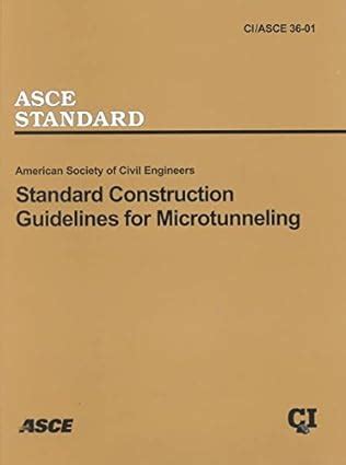 Buy Standard Construction Guidelines for Microtunneling, CI/ASCE 36-01 ...