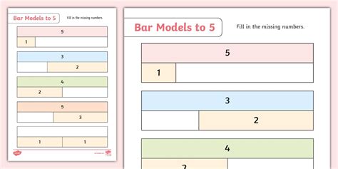 👉 Bar Models to 5 (teacher made) - Twinkl