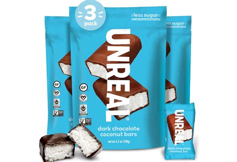 18 Unreal Dark Chocolate Coconut Bars Nutrition Facts - DashJ