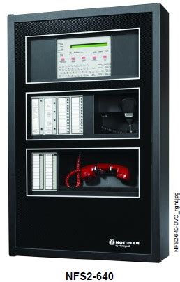 Notifier - 2 Loop Addressable Fire alarm Control Panel NFS2_640E - Fire ...