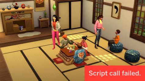 Image result for Script Call Failed Sims 4 Fix