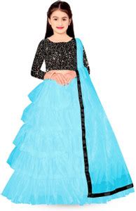 SROLY Girls Lehenga Choli Party Wear Embellished Lehenga, Choli and ...