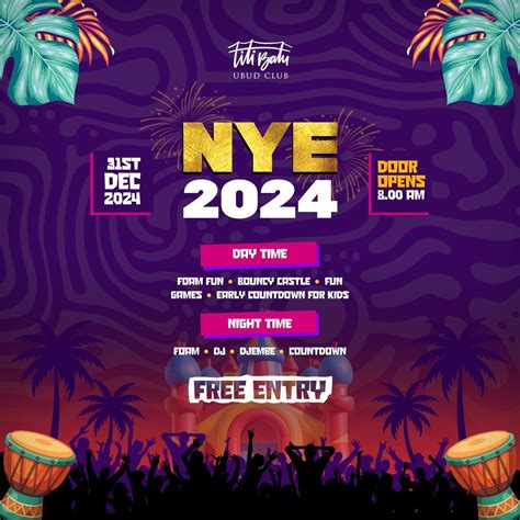 NYE 2024, Jalan Cempaka, banjar Kumbuh, Mas Ubud, Ubud, Bali, Indonesia ...