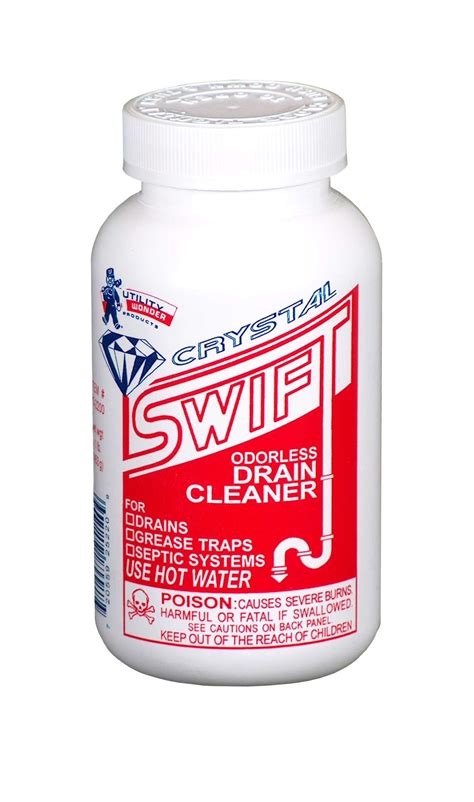 CRYSTAL SWIFT DRAIN CLEANER - Utility Chemicals