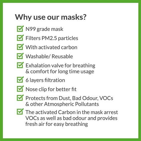 Buy BODYGUARD REUSABLE ANTI POLLUTION FACE MASK WITH ACTIVATED CARBON ...