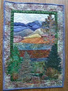 Scenic quilts on Pinterest