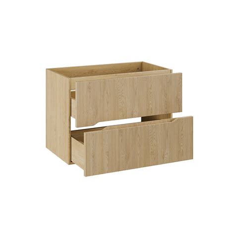 Mueble lavabo individual 80cm Isaline Madera - Conforama