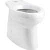 KOHLER Cimarron White Elongated Chair Height Toilet Bowl 12-in Rough-In ...