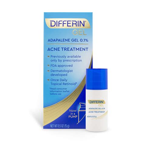 Buy Acne Treatment Differin Gel, 30 Day Supply, Retinoid Treatment for ...
