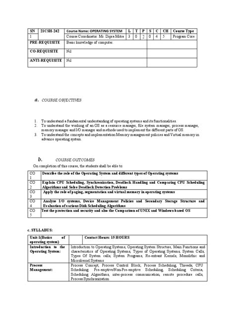 Operating System Process PDF 的图像结果