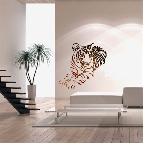 Wall Stencils Large Size Airbrush Stencil Template Tiger | Etsy