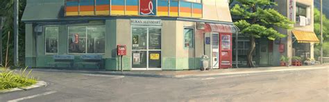 Download wallpaper street, the building, anime, section art in ...