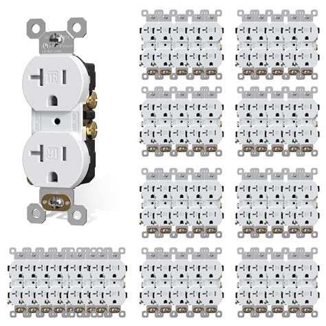 Snapklik.com : 20 Amp Outlet Duplex Electrical Receptacle Outlets ...