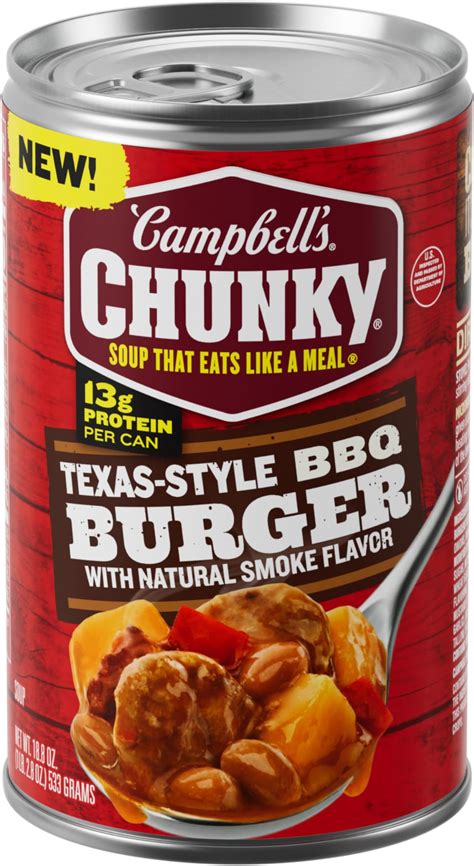 Amazon.com : Campbell's Chunky Soup, Texas-Style BBQ Burger with ...