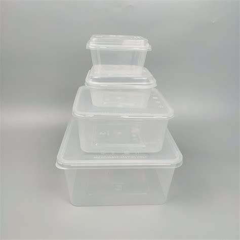 Square Plastic Container with Lid - Blue Moon Pack