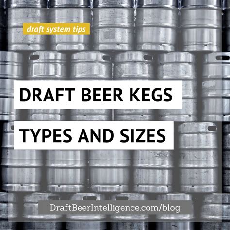 Draft Beer Kegs Types & Sizes | Draft Beer Intelligence