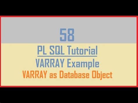 Image result for Varray in PL/SQL