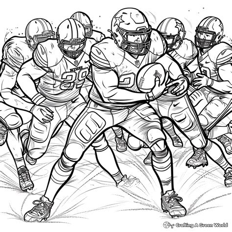 Nfl Football Coloring Pages - Free & Printable!