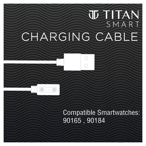 Buy Online Titan Smartwatch Charging Cable 4PIN - acchr9016501 | Titan