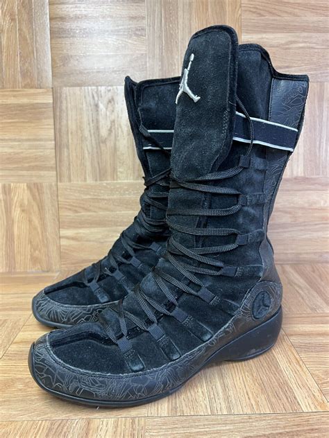 RARE🔥 Nike Air Jordan Jazzy Belle Boots Black Ostric… - Gem