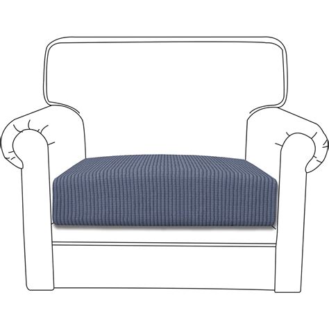 Stretchable Thick Jacquard Textured Seat Cushion Cover for 1/2/3 Seate ...