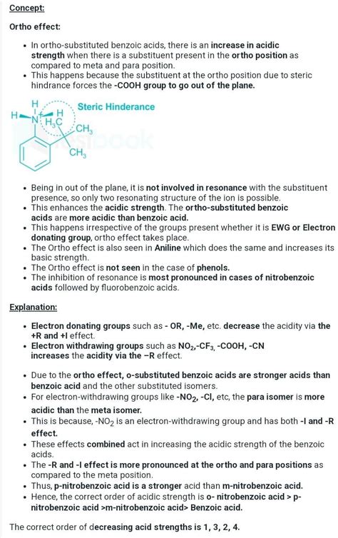 Identify correct acidic strength order in the following compounds ...
