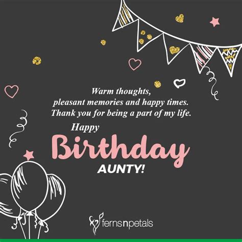 Best Happy Birthday Quotes, Wishes For Aunty - Ferns N Petals