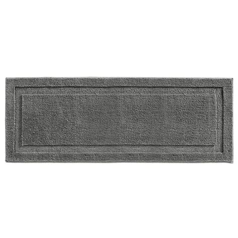 mDesign Large Modern Bath Mat Runner - Non-Skid Bathroom Runner Rug ...