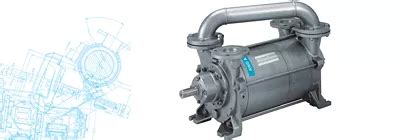 Two stage liquid ring vacuum pump - Atlas Copco India