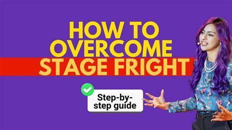 8 Steps to Overcome Stage Fright and Fear of Public Speaking
