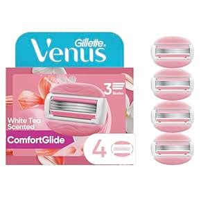 Gillette Venus Spa Women's White Tea Scented Razor Blade Refills 4 ...