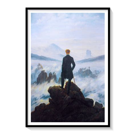 Buy Wanderer Above the Sea of Fog Famous Painting & Print Online India ...