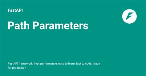 Fast API Path Parameters 的图像结果
