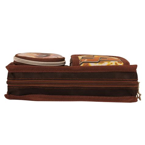 STYM VF ROUND Art Polyester Pencil Pouch (Set of 1, Brown) - Pencil ...