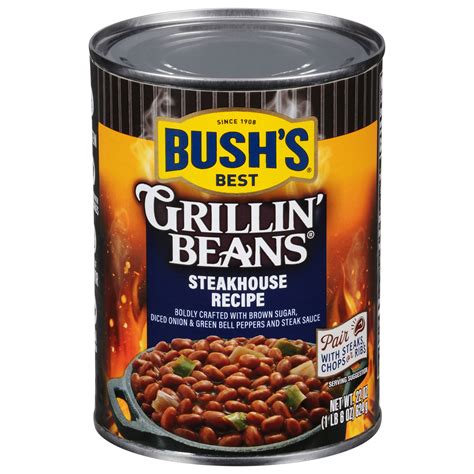 Bush's Best Steakhouse Recipe Grillin' Beans 22 oz – Champagne's Marche
