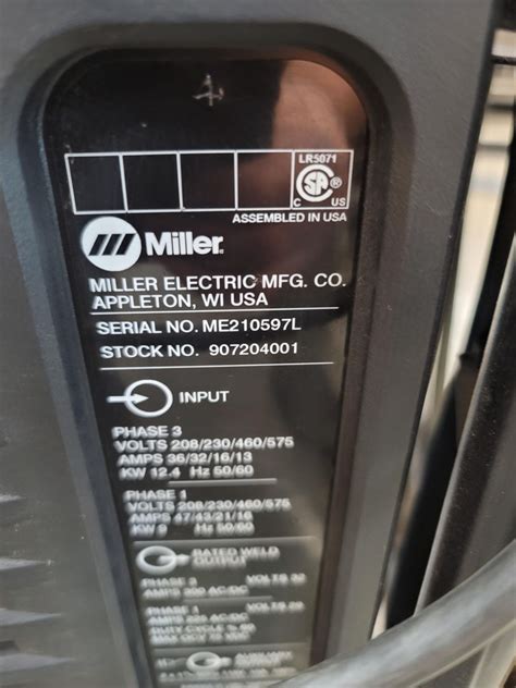 MILLER DYNASTY 350 TIG WELDER, PORTABLE, WATER-COOLED PACKAGE W/ FOOT ...