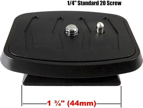 Buy DaVoice 44mm Tripod Quick Release Plate for Amazon Basics 60-Inch ...