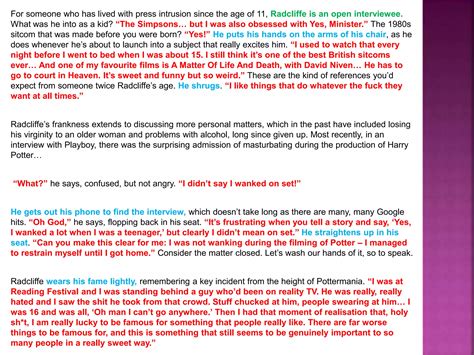 Task 10 - hwo to use indesign and daniel radcliffe | PPTX | Special ...