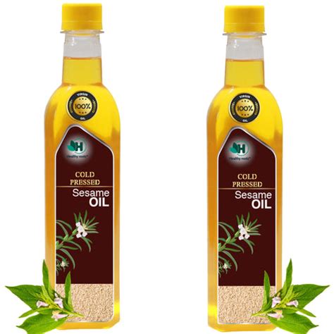 Healthy Roots Cold Pressed Sesame Oil: Pure, Nutrient-Rich Cooking Oil ...