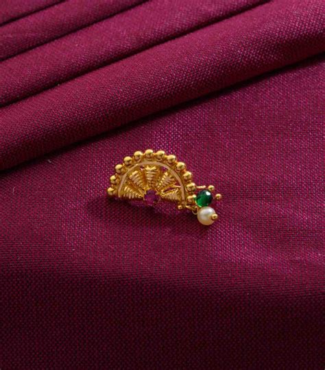 Buy Gold Nath for Women at best prices – P. N. Gadgil & Sons Ltd