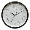 Buy Oreva Plastic Round Simple Abstract Wall Clock (25.2 X 25.2 X 3.4 ...