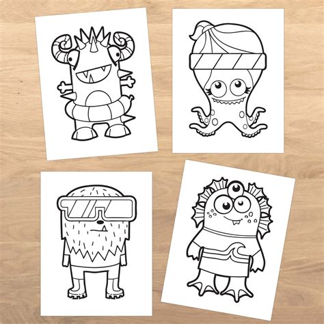 Image result for ClassDojo Monster Coloring Pages