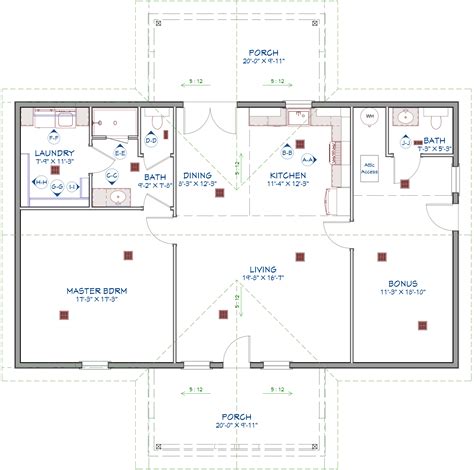 Croft Barndominium House Plan LP-71010 - BarndominiumPlans