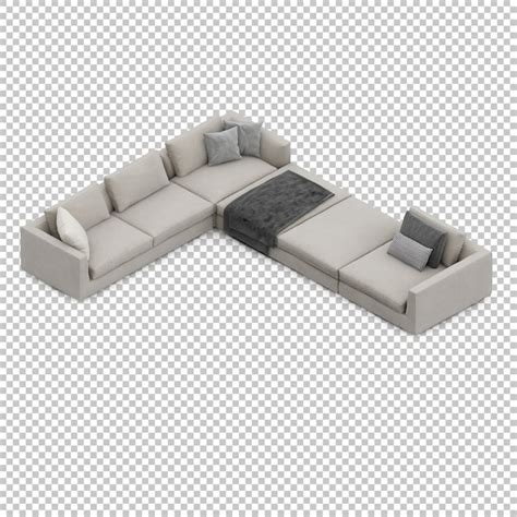Isometric sofa | Premium PSD