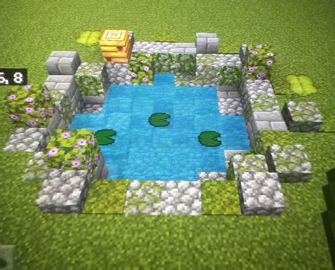 Image result for Minecraft Small Pond Tutorial
