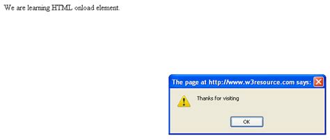 Image result for HTML Onload